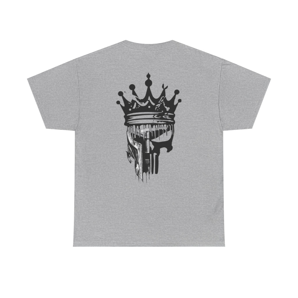 Skull King Tee — Grunge Crown Graphic T‑Shirt