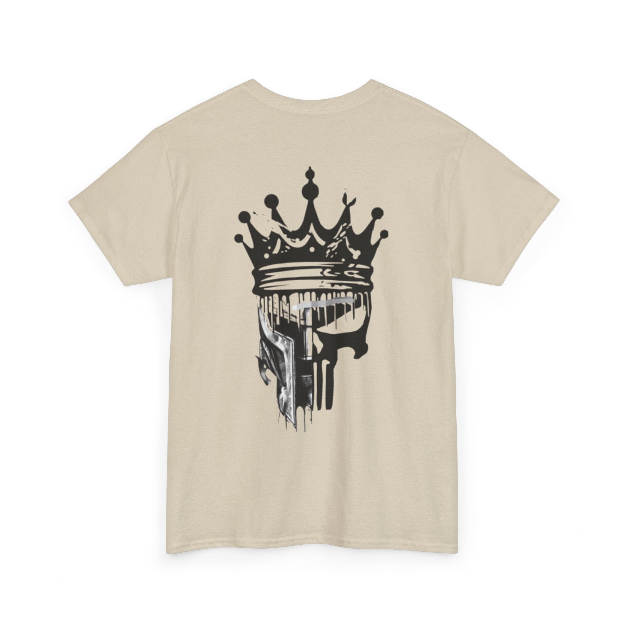 Skull King Tee — Grunge Crown Graphic T‑Shirt