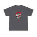 Why Not? Question Mark Graphic Tee — Bold Red & White Motivational T-Shirt