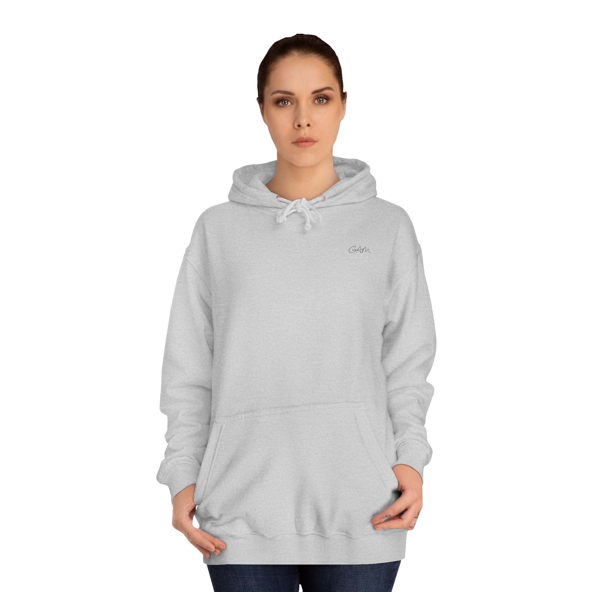 Paint-Splatter Bear Hoodie — Colorful Graphic College Pullover