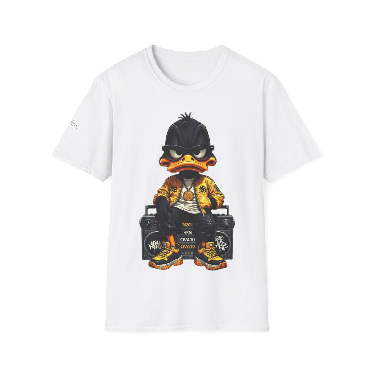 Streetwear Duck Graphic T-Shirt — Cool Urban Hip-Hop Cartoon Tee