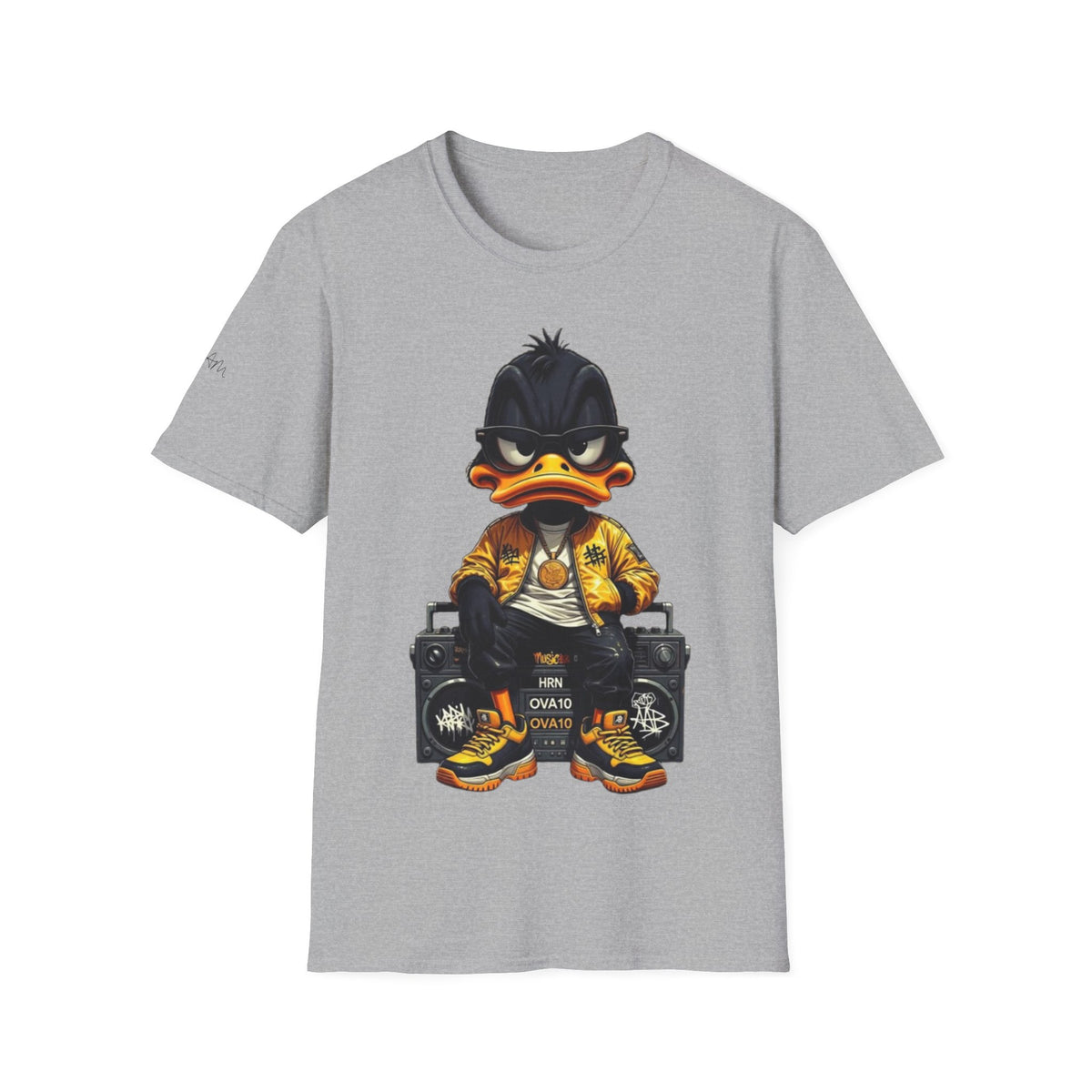 Streetwear Duck Graphic T-Shirt — Cool Urban Hip-Hop Cartoon Tee