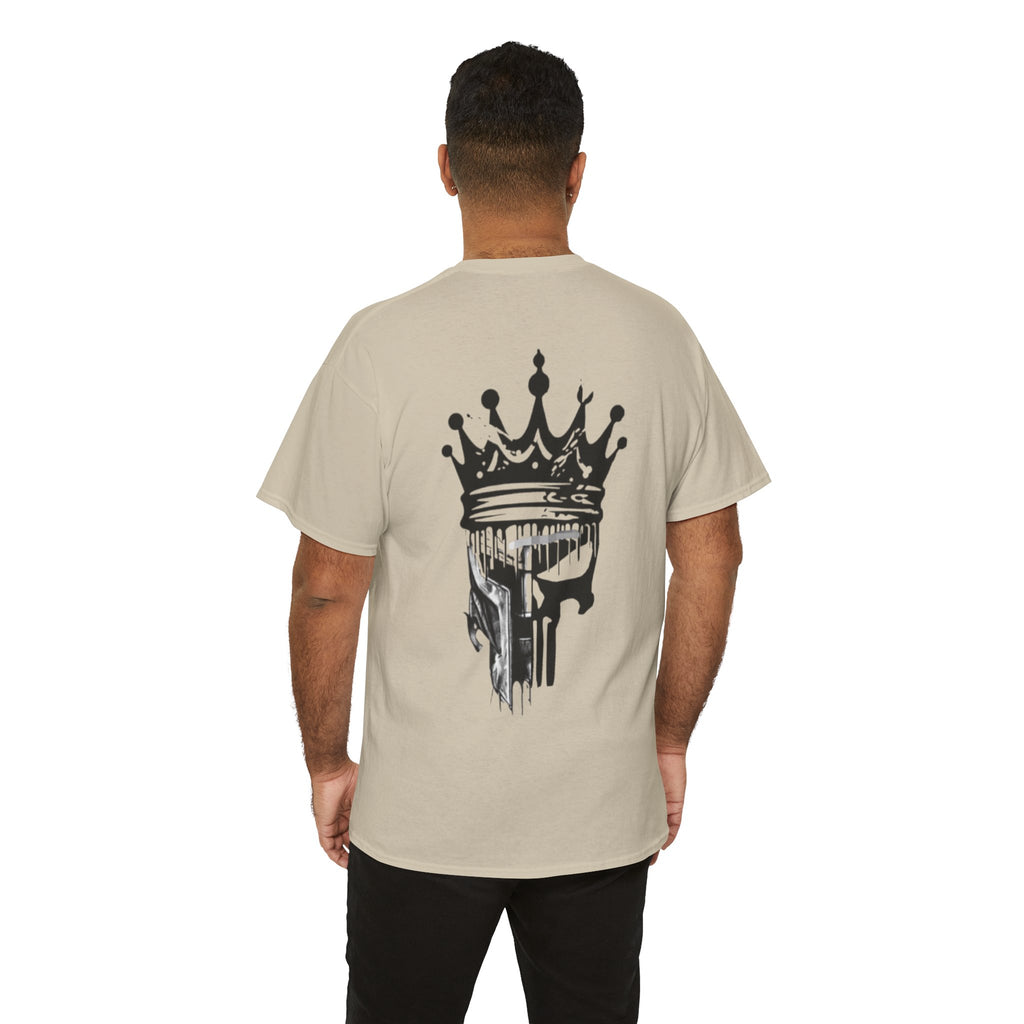 Skull King Tee — Grunge Crown Graphic T‑Shirt