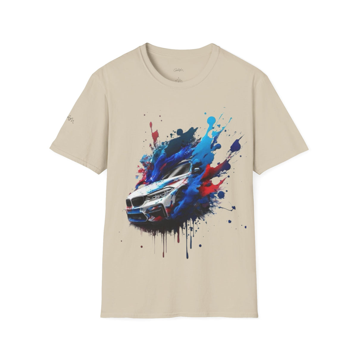Sports Car Paint-Splash T-Shirt — Racing Art Graphic Tee
