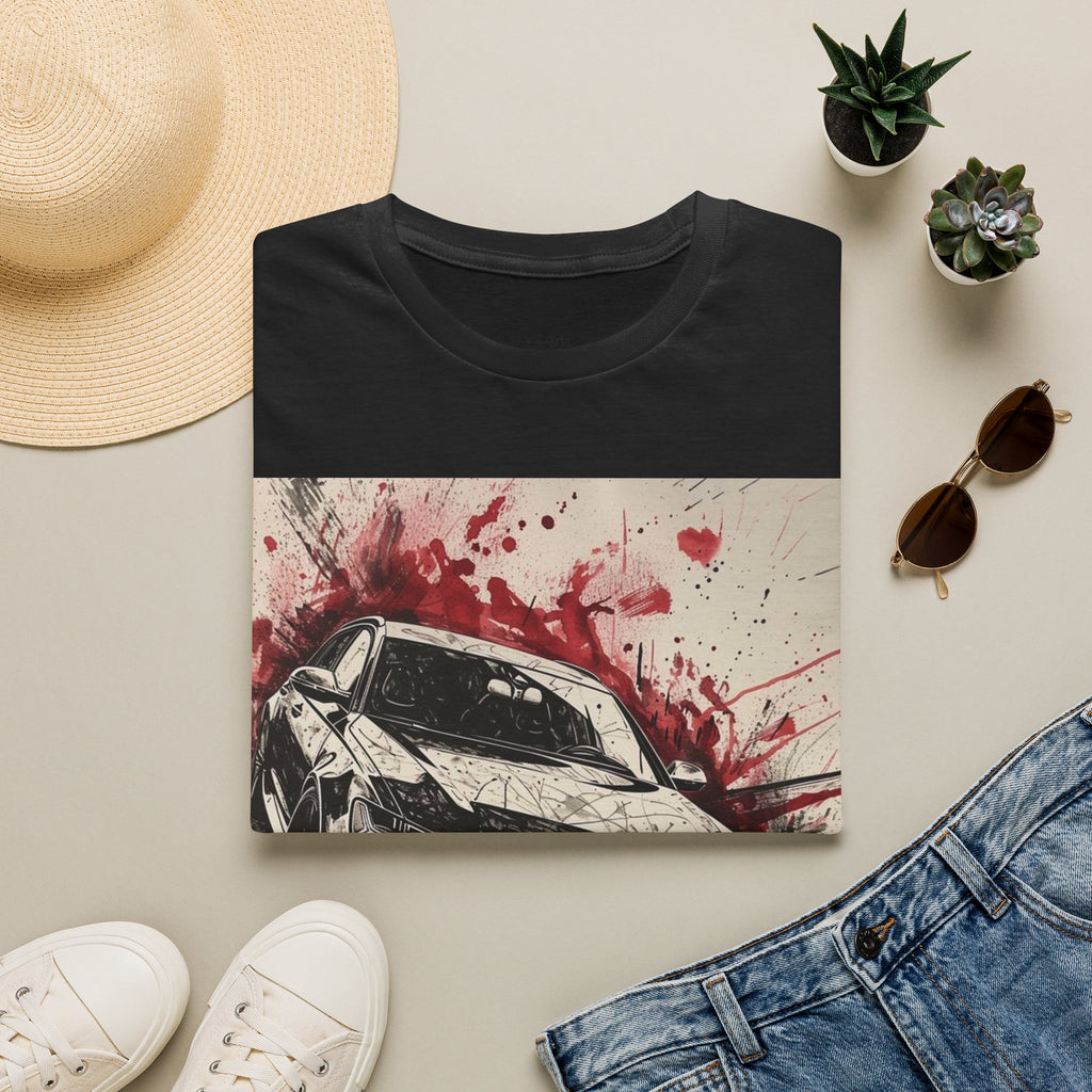 Sports Car Graphic T-Shirt — Red Splash Racing Tee