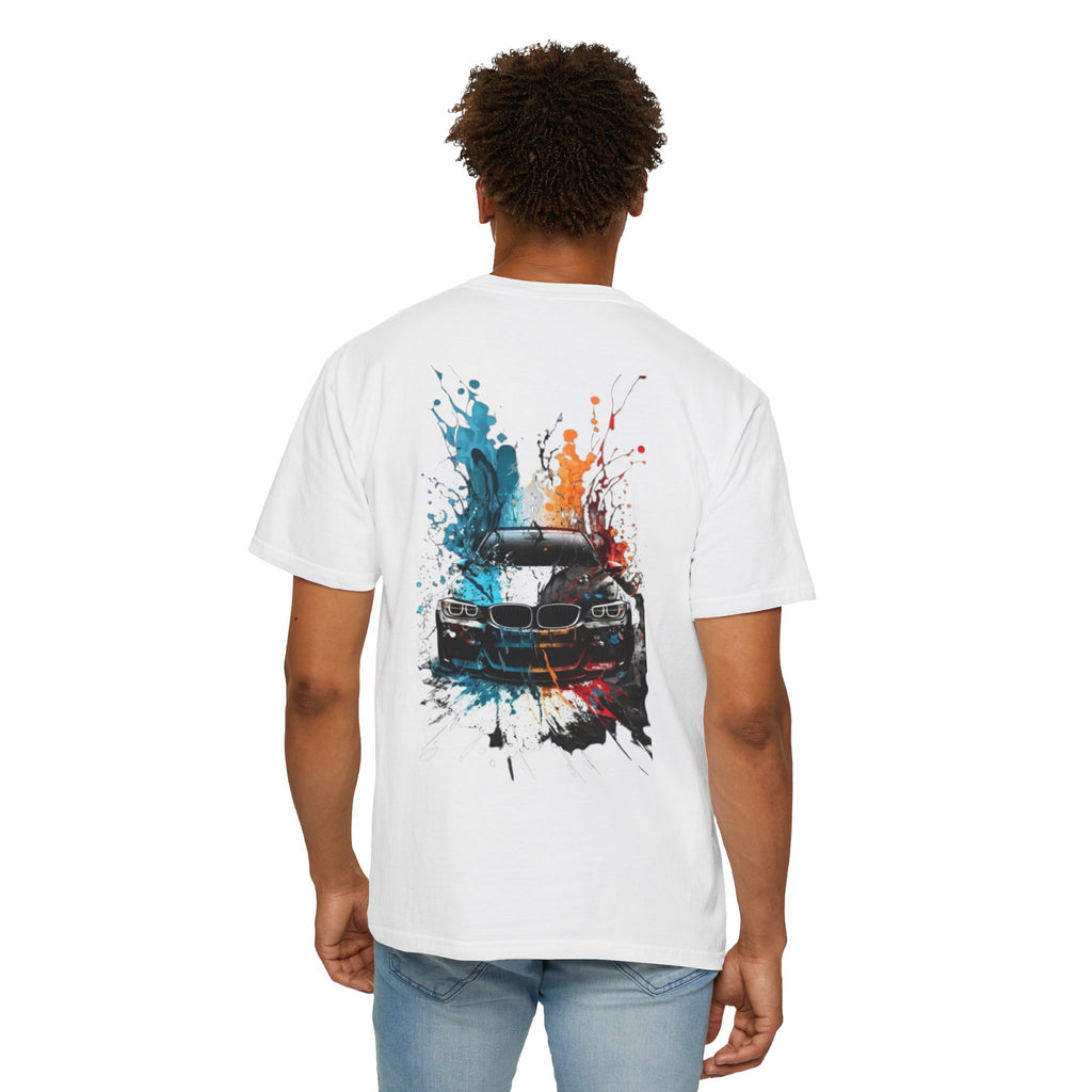 Car Splash Sports Car T-Shirt — Colorful Splatter Race Tee