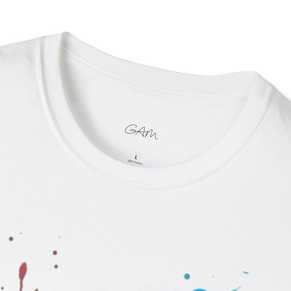 Sports Car Paint-Splash T-Shirt — Racing Art Graphic Tee