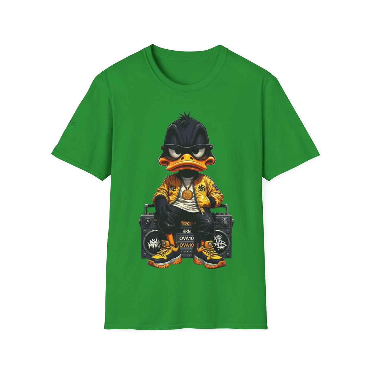 Streetwear Duck Graphic T-Shirt — Cool Urban Hip-Hop Cartoon Tee
