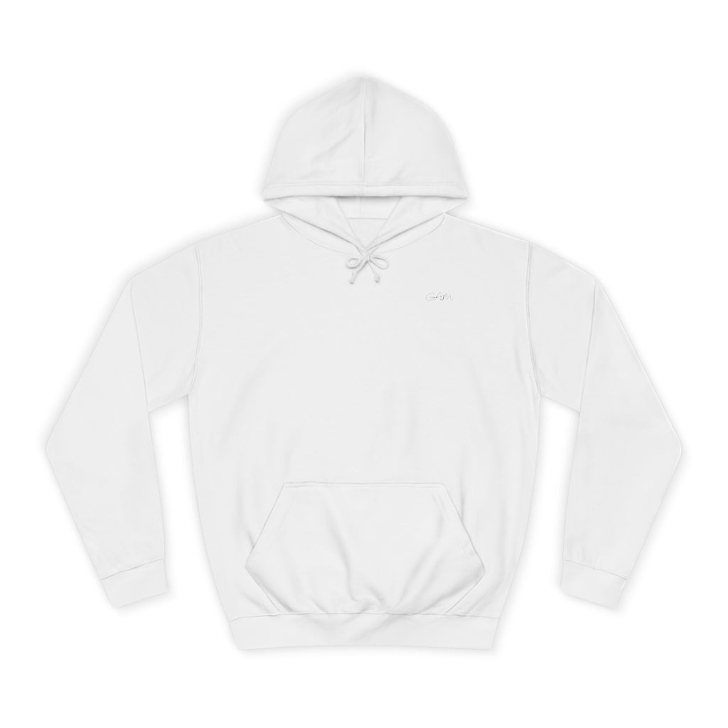 Paint-Splatter Bear Hoodie — Colorful Graphic College Pullover