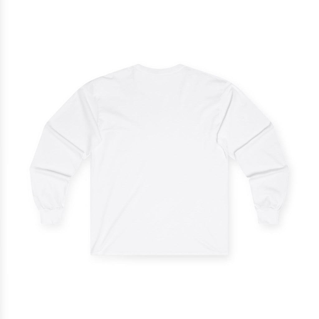 Skull Splatter Long Sleeve Tee — Distressed Punk Graphic