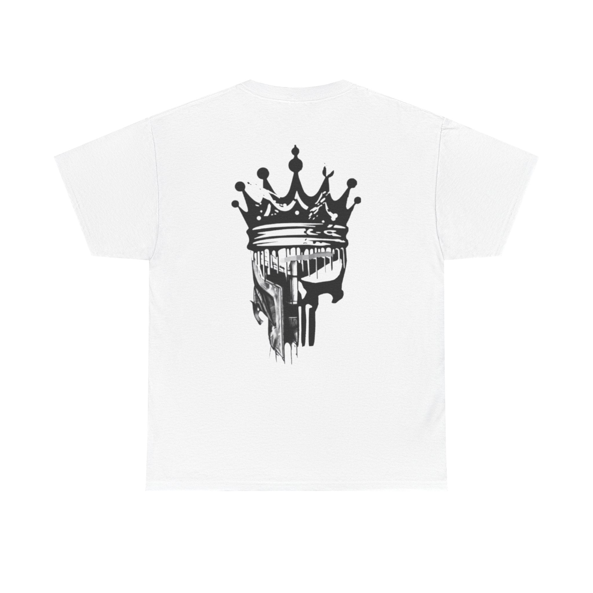 Skull King Tee — Grunge Crown Graphic T‑Shirt