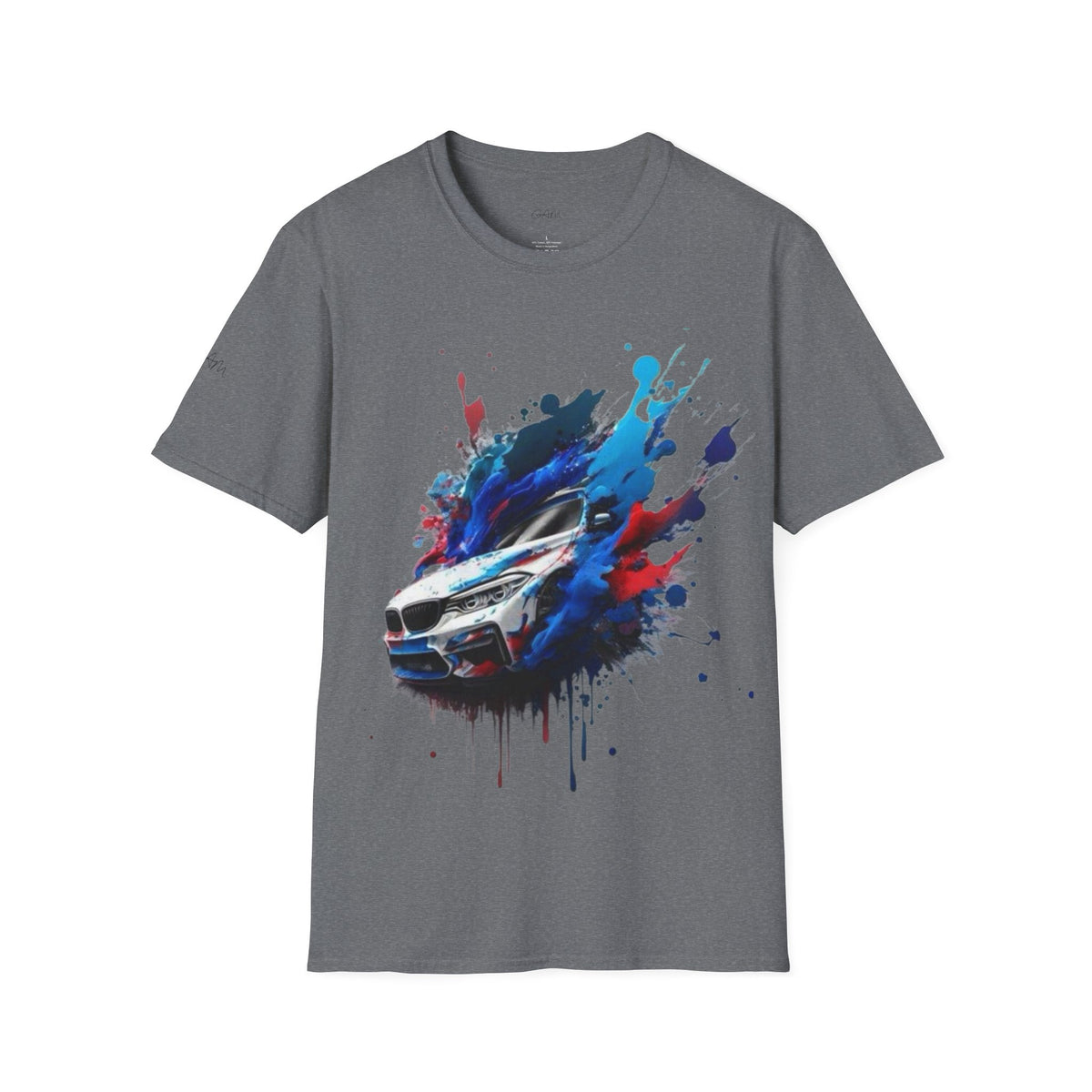 Sports Car Paint-Splash T-Shirt — Racing Art Graphic Tee