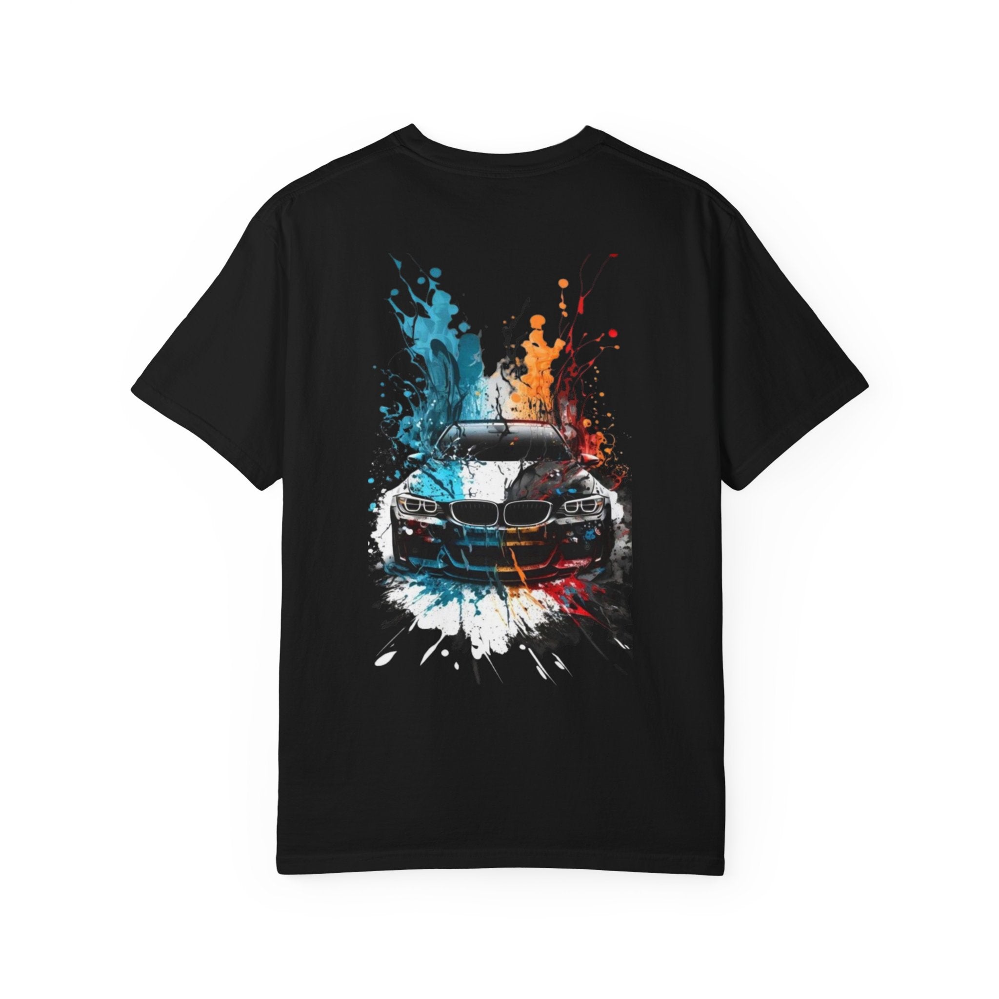 Car Splash Sports Car T-Shirt — Colorful Splatter Race Tee