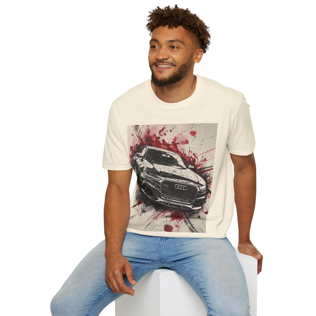 Sports Car Graphic T-Shirt — Red Splash Racing Tee