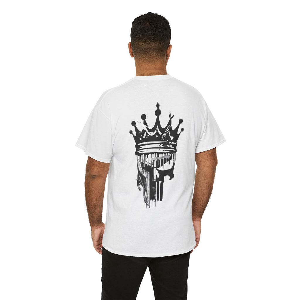 Skull King Tee — Grunge Crown Graphic T‑Shirt
