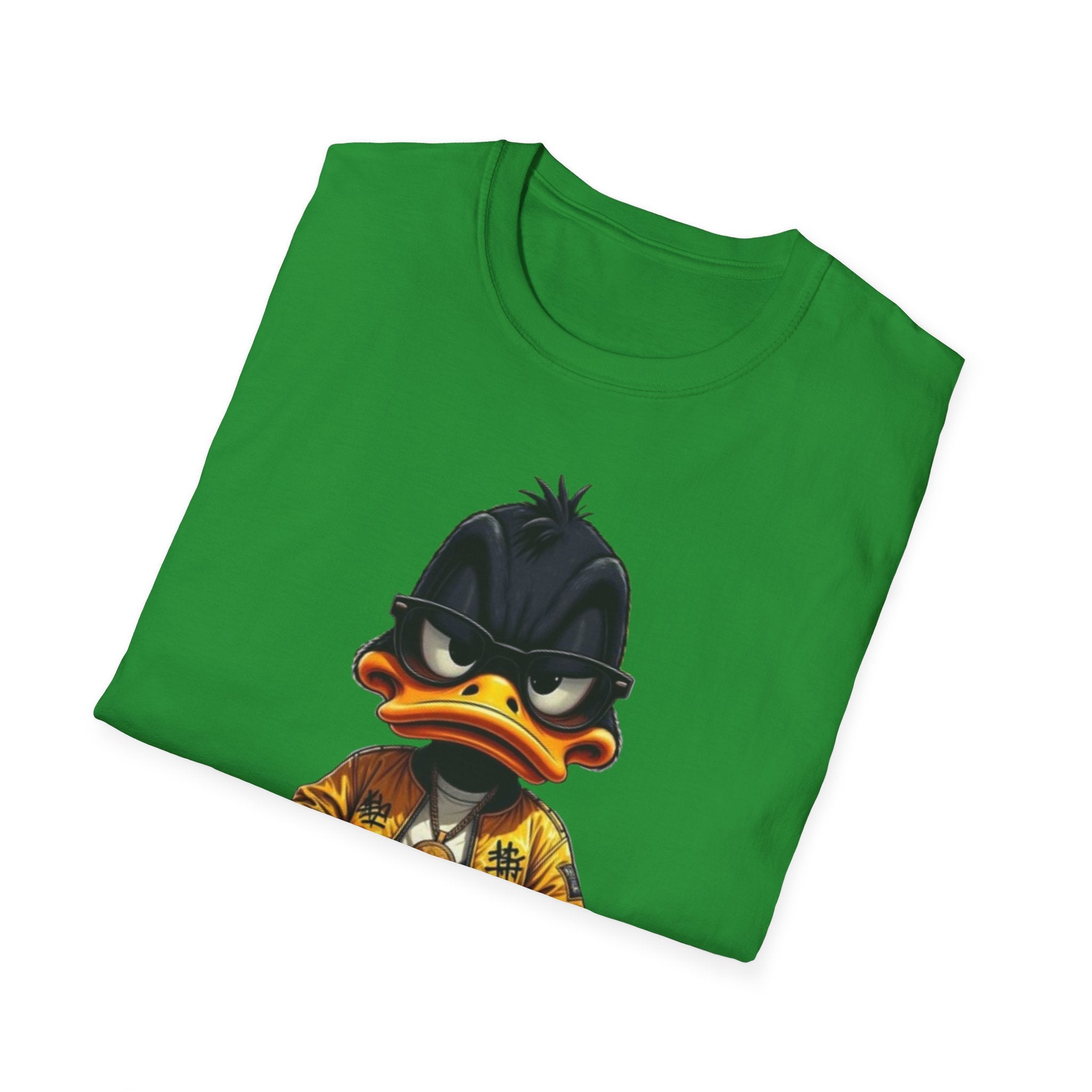 Streetwear Duck Graphic T-Shirt — Cool Urban Hip-Hop Cartoon Tee