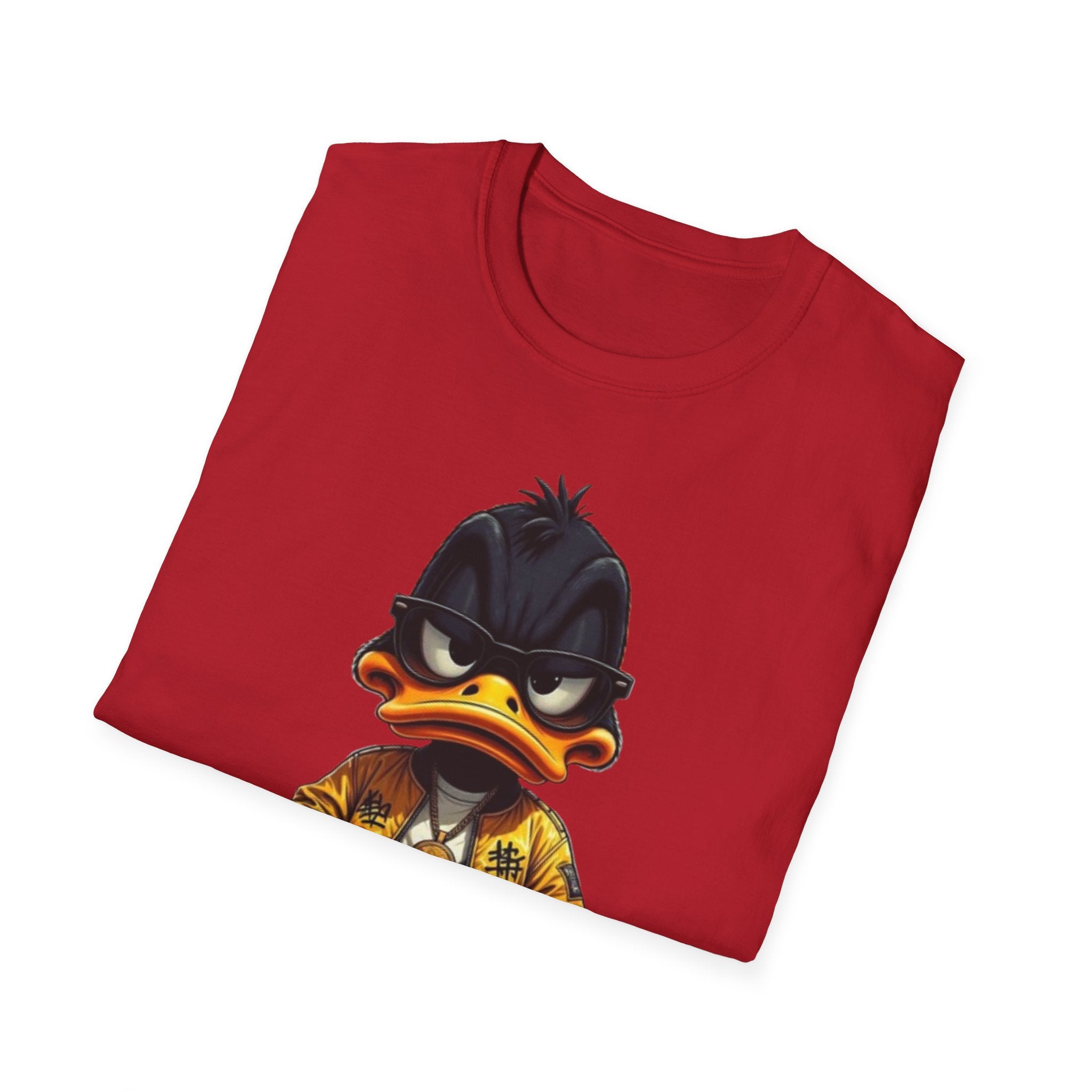 Streetwear Duck Graphic T-Shirt — Cool Urban Hip-Hop Cartoon Tee