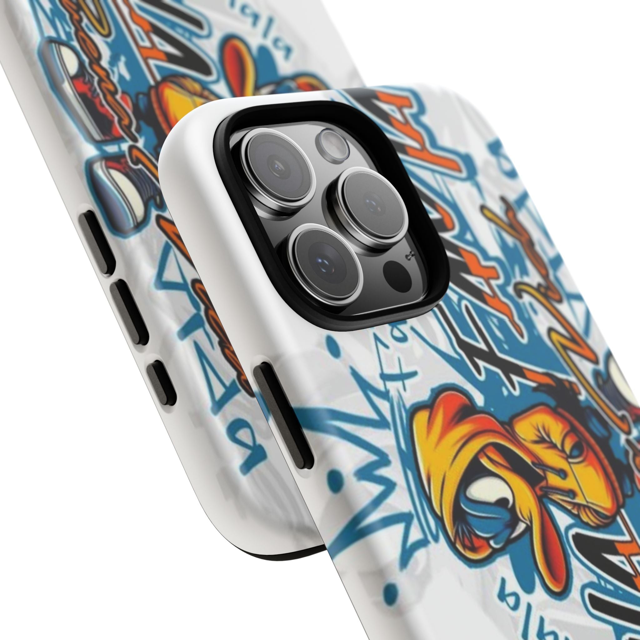 Phone Case — Colorful Urban Graffiti Duck Tough Case