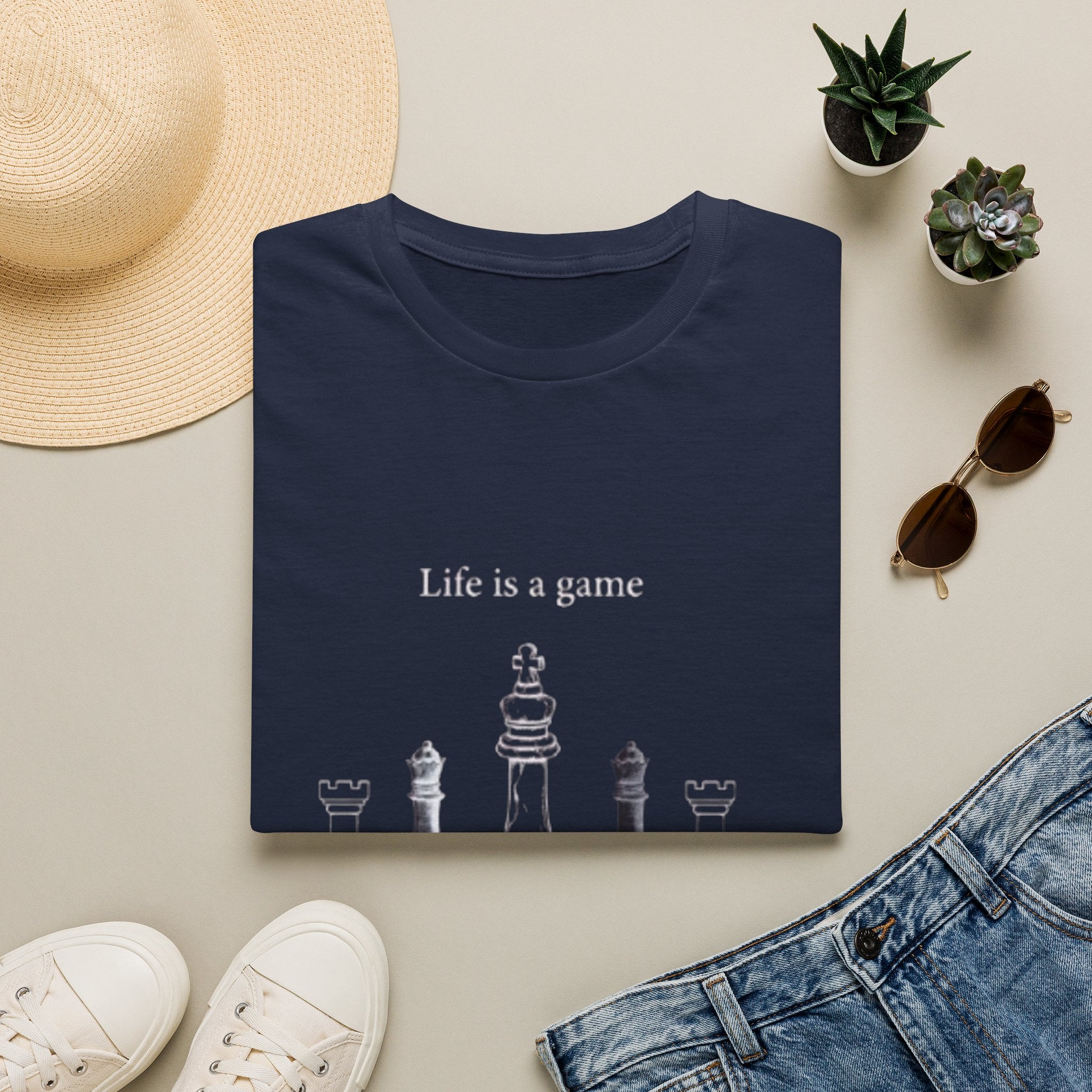 Life Is a Game Chess T-Shirt — Inspirational Chess Quote Tee