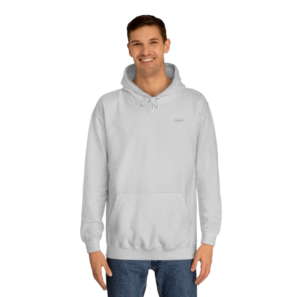 Paint-Splatter Bear Hoodie — Colorful Graphic College Pullover