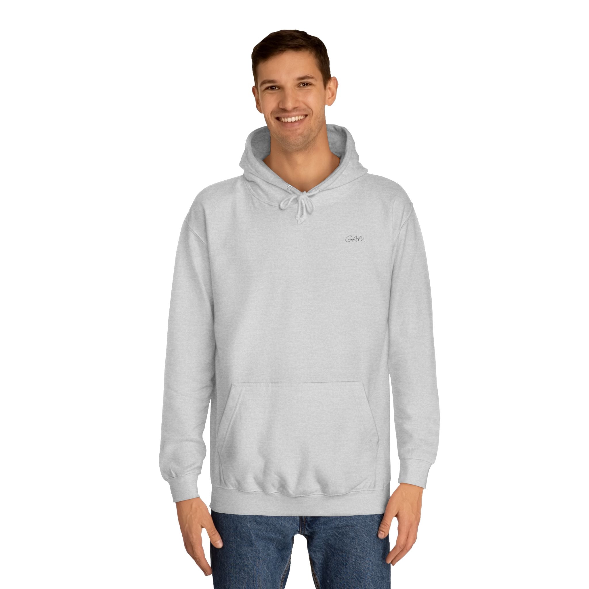 Paint-Splatter Bear Hoodie — Colorful Graphic College Pullover