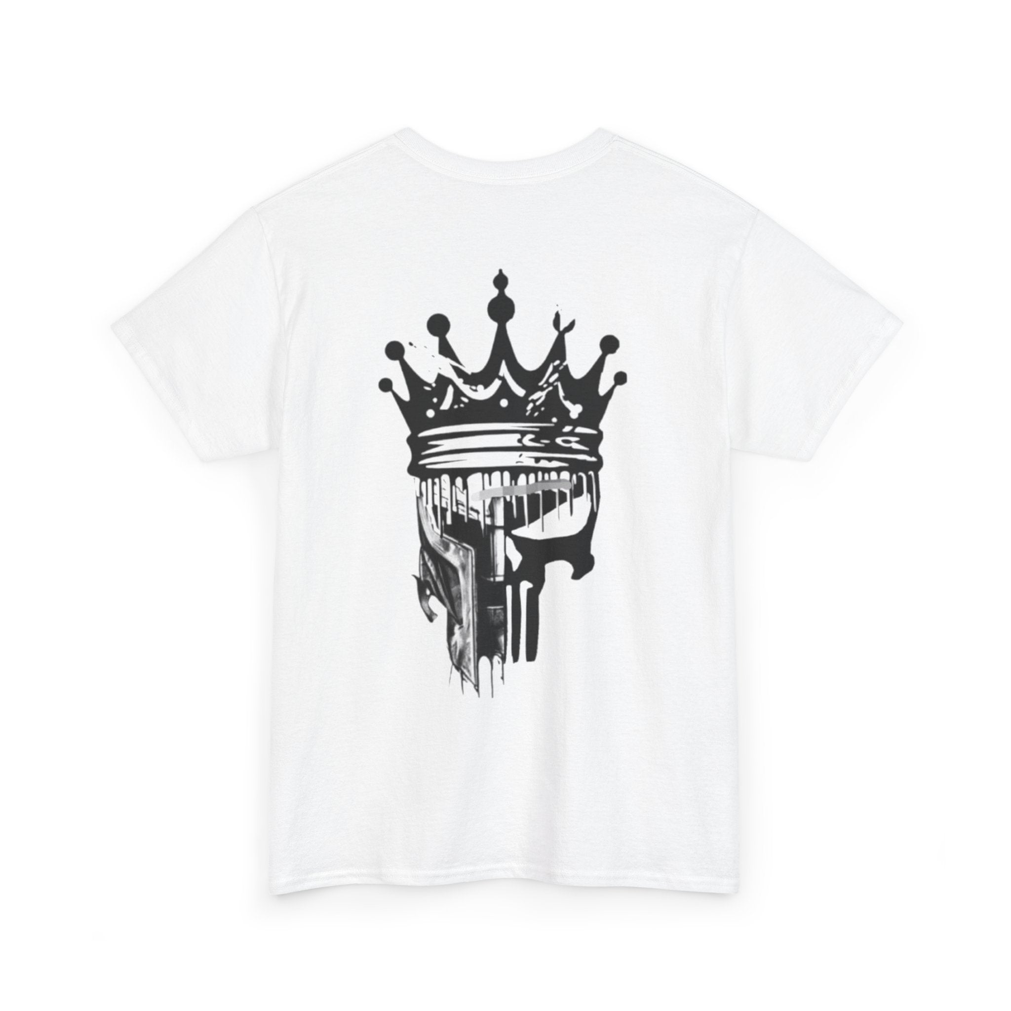 Skull King Tee — Grunge Crown Graphic T‑Shirt