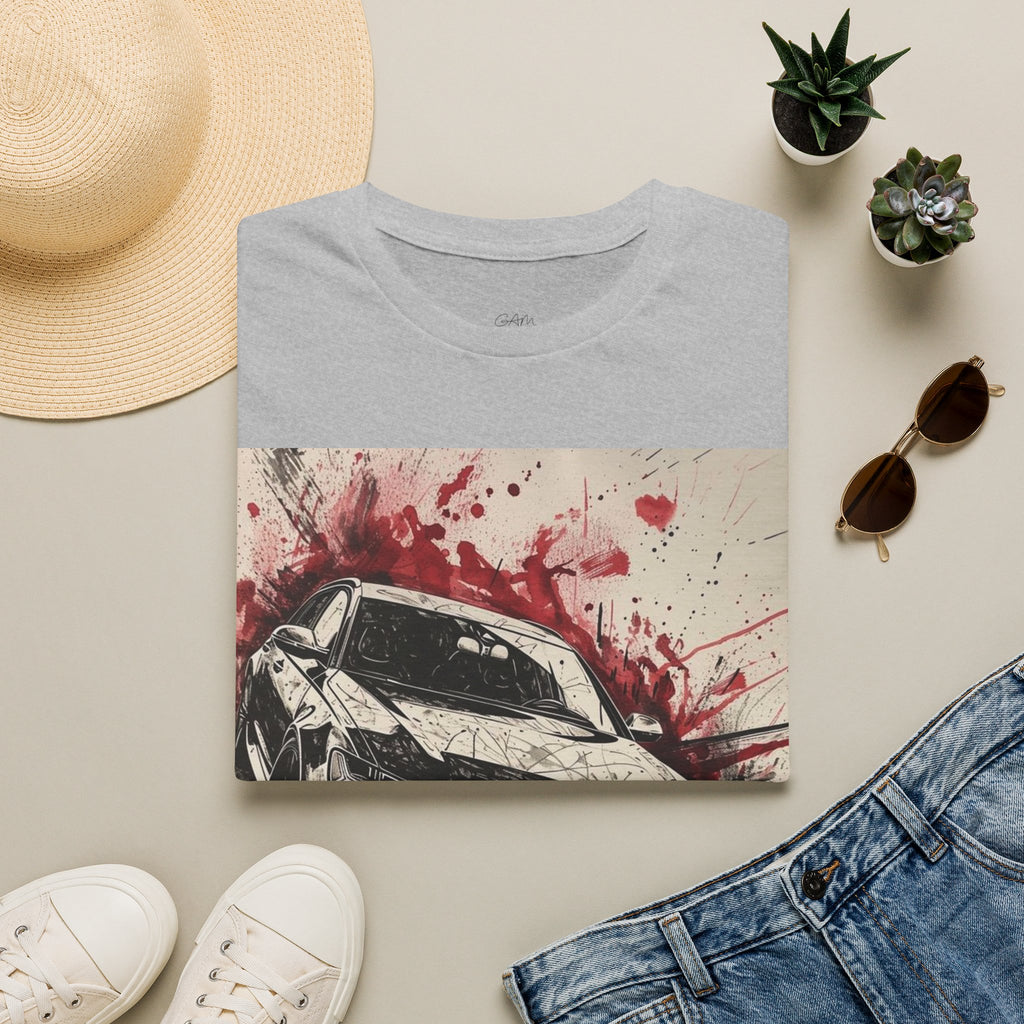 Sports Car Graphic T-Shirt — Red Splash Racing Tee