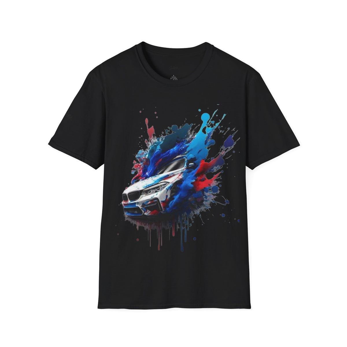 Sports Car Paint-Splash T-Shirt — Racing Art Graphic Tee