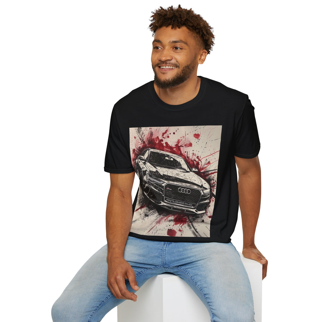 Sports Car Graphic T-Shirt — Red Splash Racing Tee