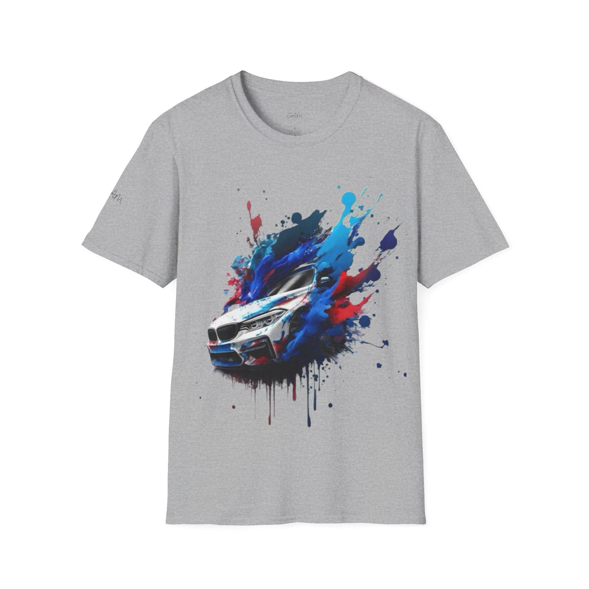 Sports Car Paint-Splash T-Shirt — Racing Art Graphic Tee