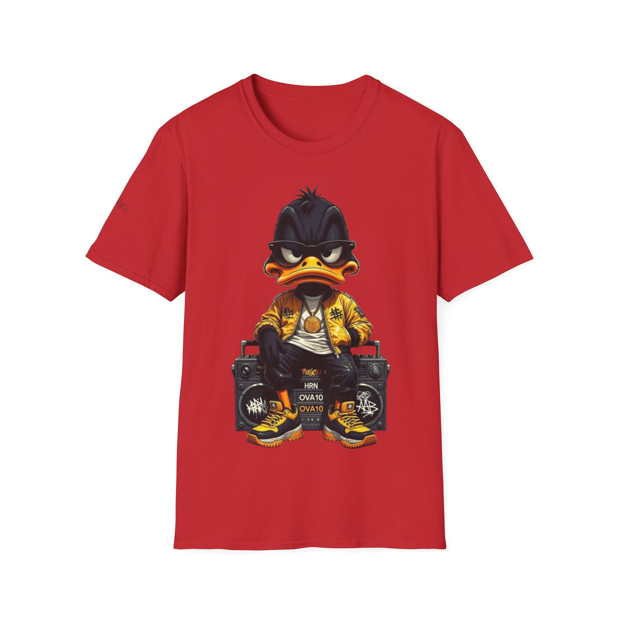 Streetwear Duck Graphic T-Shirt — Cool Urban Hip-Hop Cartoon Tee