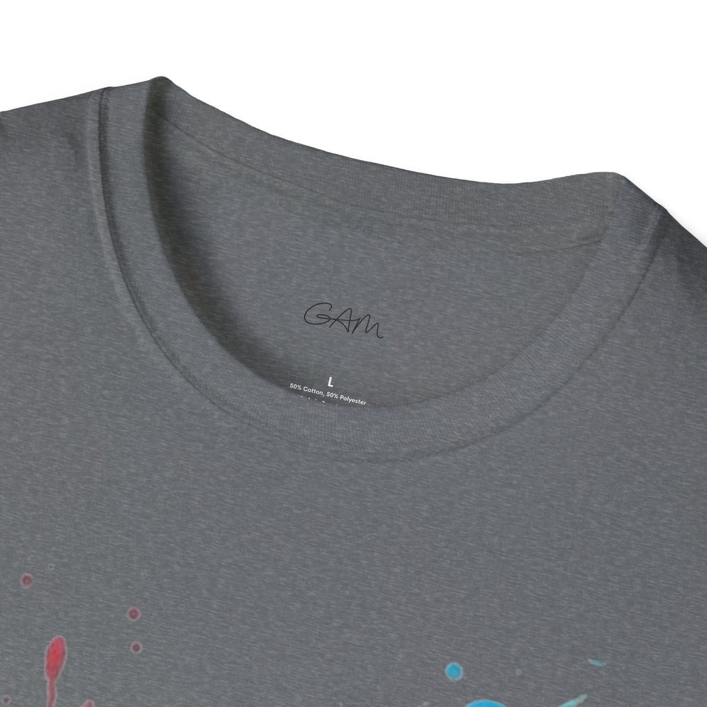 Sports Car Paint-Splash T-Shirt — Racing Art Graphic Tee