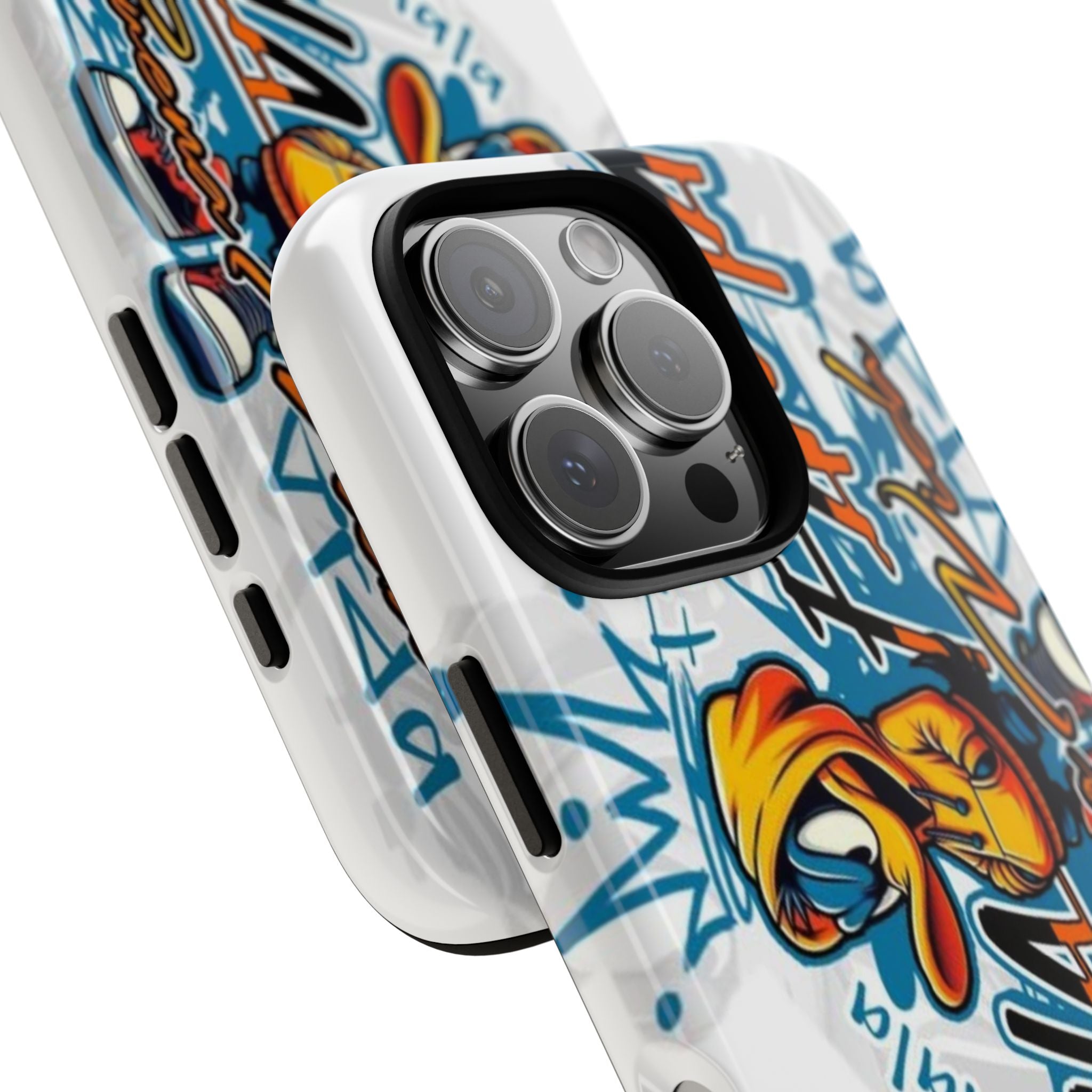 Phone Case — Colorful Urban Graffiti Duck Tough Case