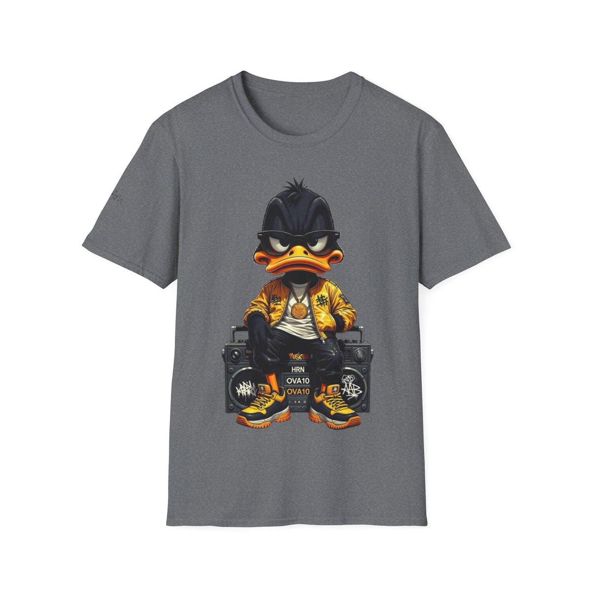 Streetwear Duck Graphic T-Shirt — Cool Urban Hip-Hop Cartoon Tee