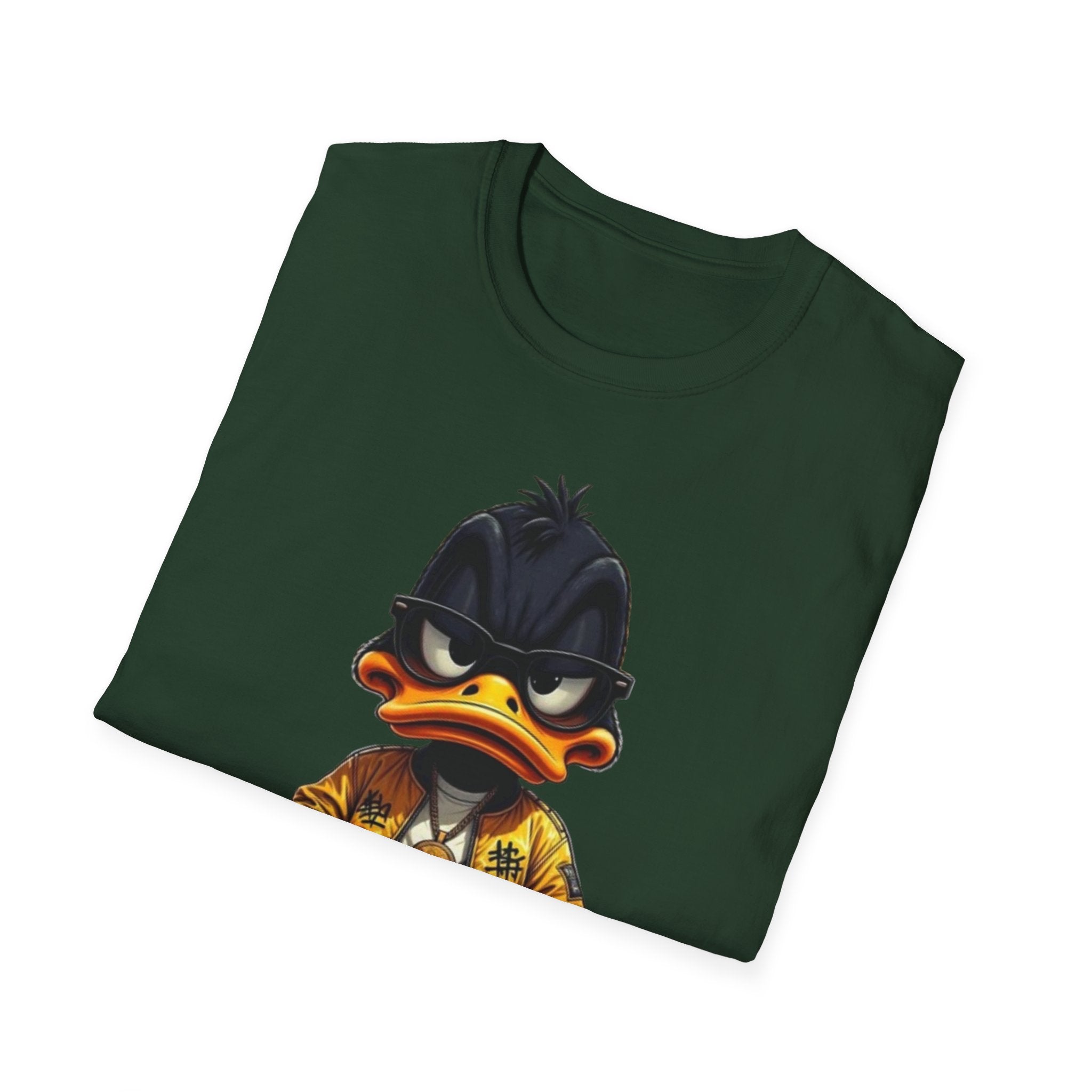 Streetwear Duck Graphic T-Shirt — Cool Urban Hip-Hop Cartoon Tee