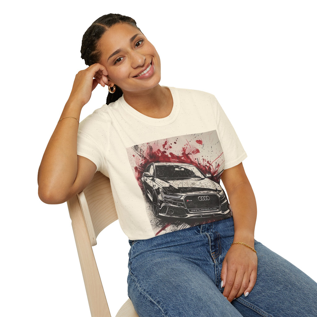 Sports Car Graphic T-Shirt — Red Splash Racing Tee