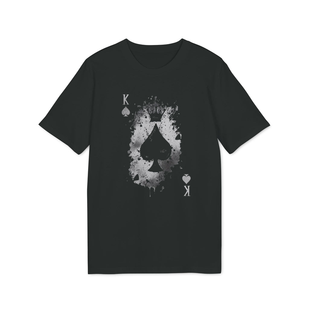 Live Loud Graphic T-Shirt — Grunge Ace of Spades Design