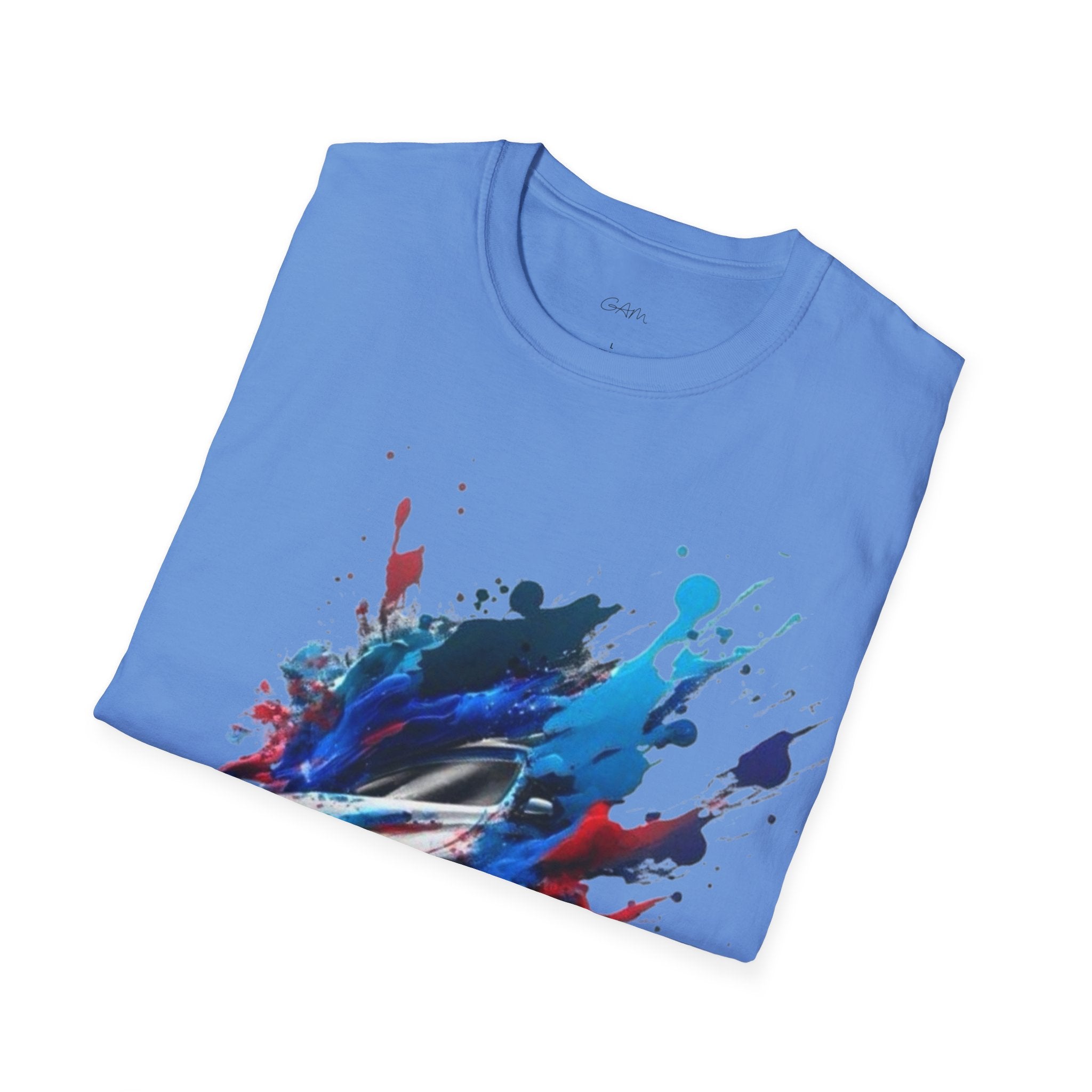 Sports Car Paint-Splash T-Shirt — Racing Art Graphic Tee