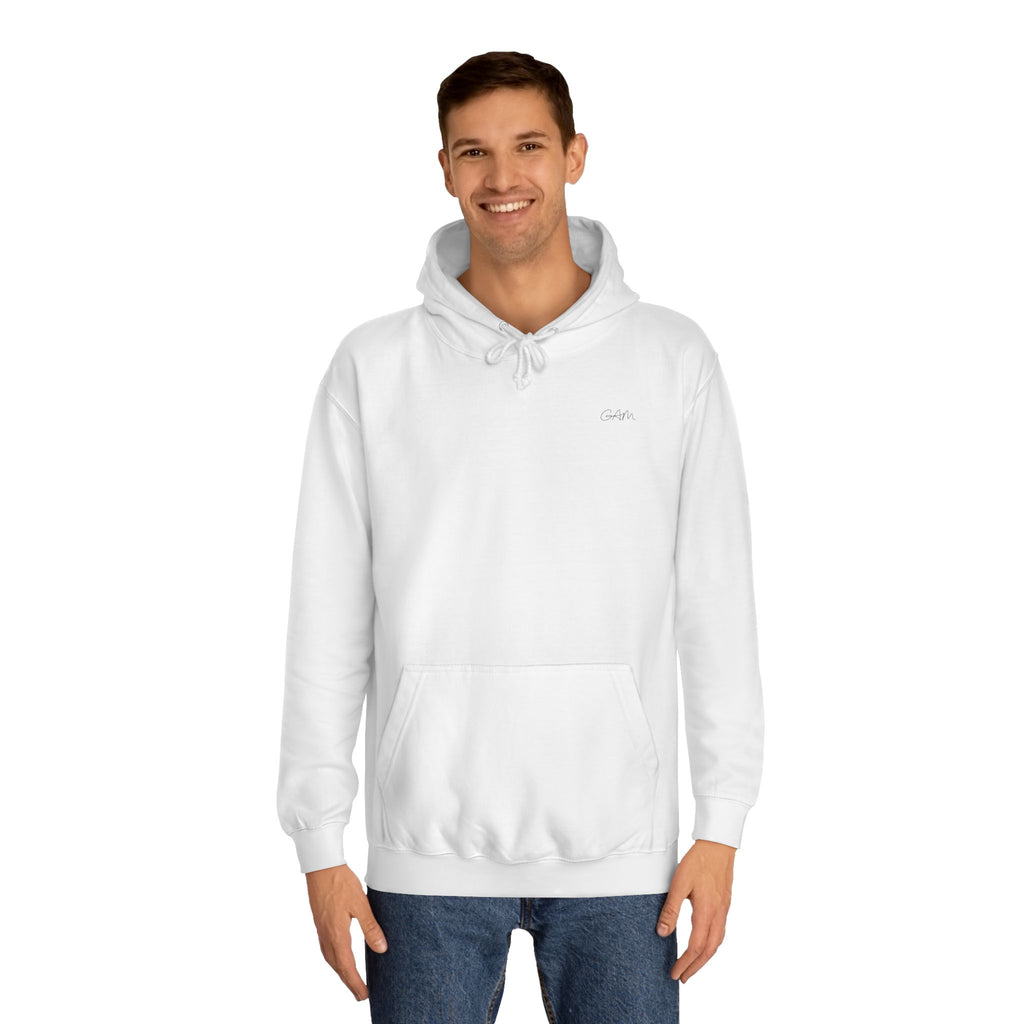 Paint-Splatter Bear Hoodie — Colorful Graphic College Pullover