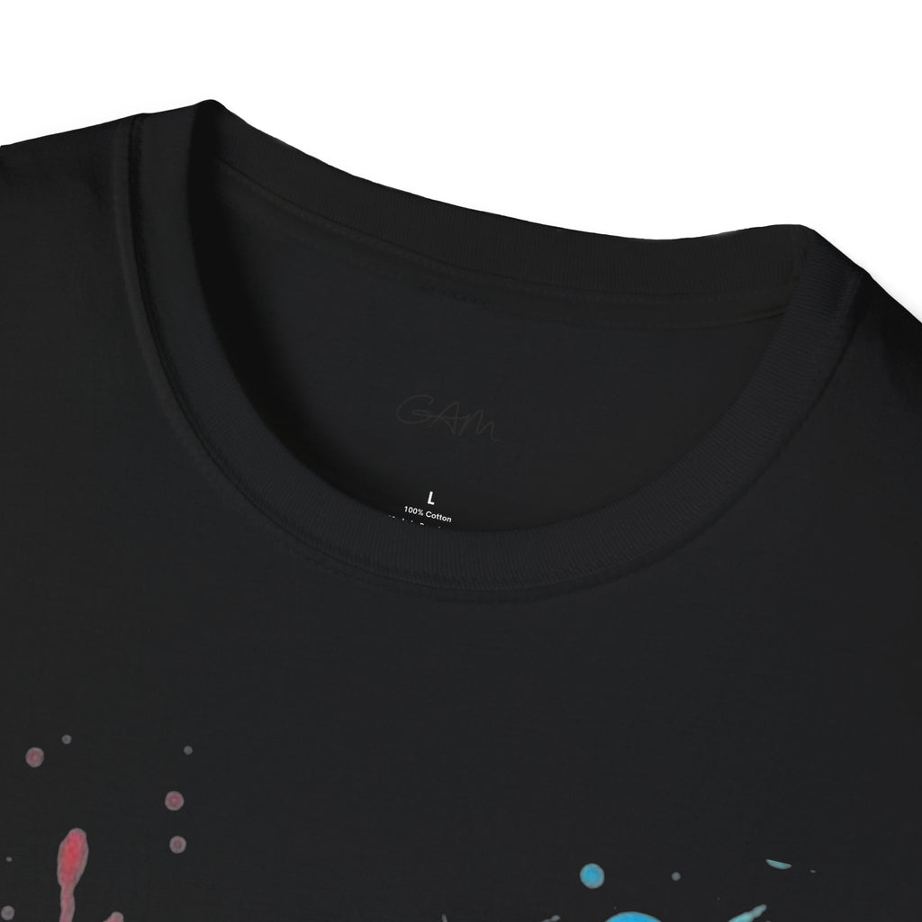 Sports Car Paint-Splash T-Shirt — Racing Art Graphic Tee