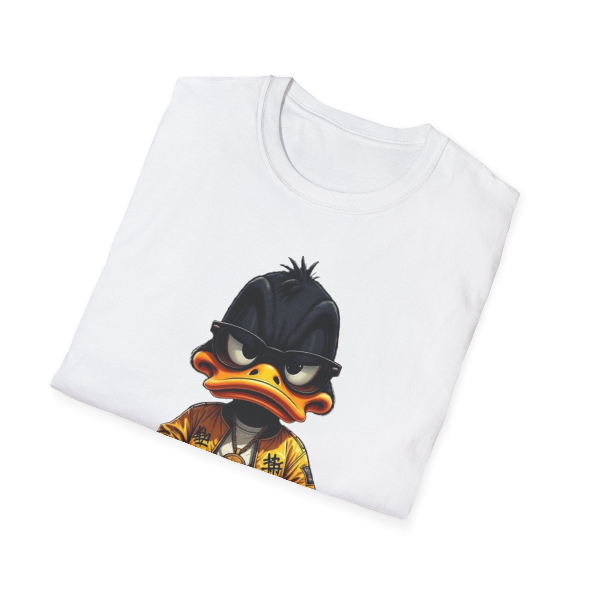 Streetwear Duck Graphic T-Shirt — Cool Urban Hip-Hop Cartoon Tee