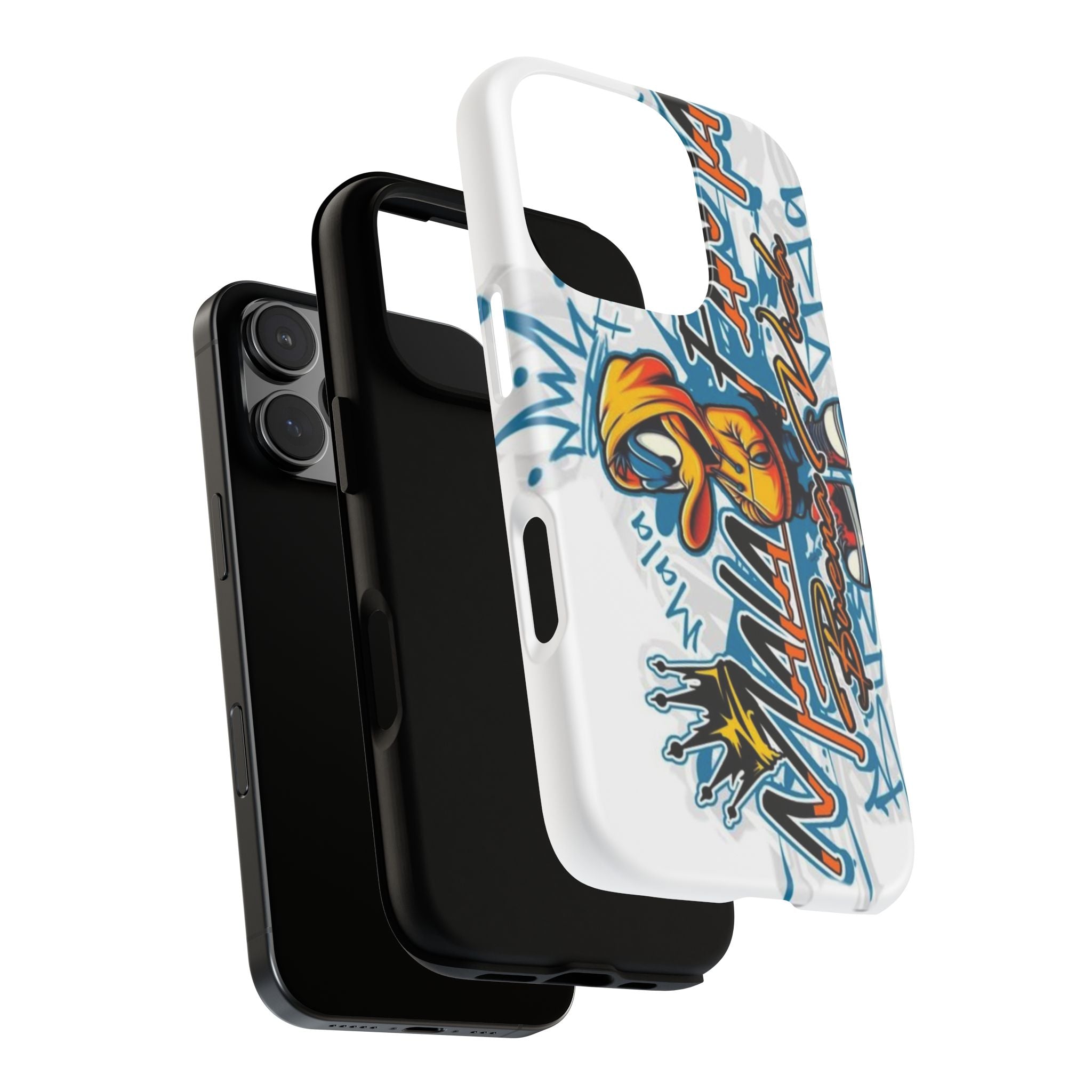 Phone Case — Colorful Urban Graffiti Duck Tough Case
