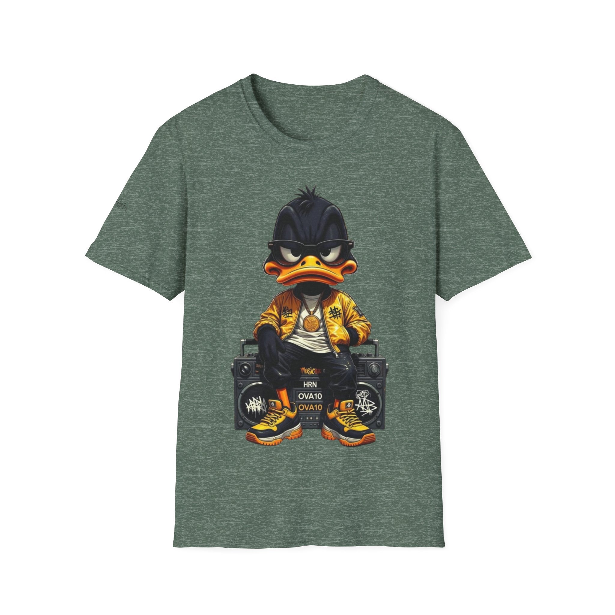 Streetwear Duck Graphic T-Shirt — Cool Urban Hip-Hop Cartoon Tee
