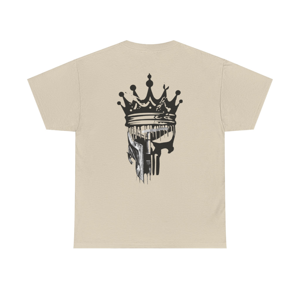 Skull King Tee — Grunge Crown Graphic T‑Shirt