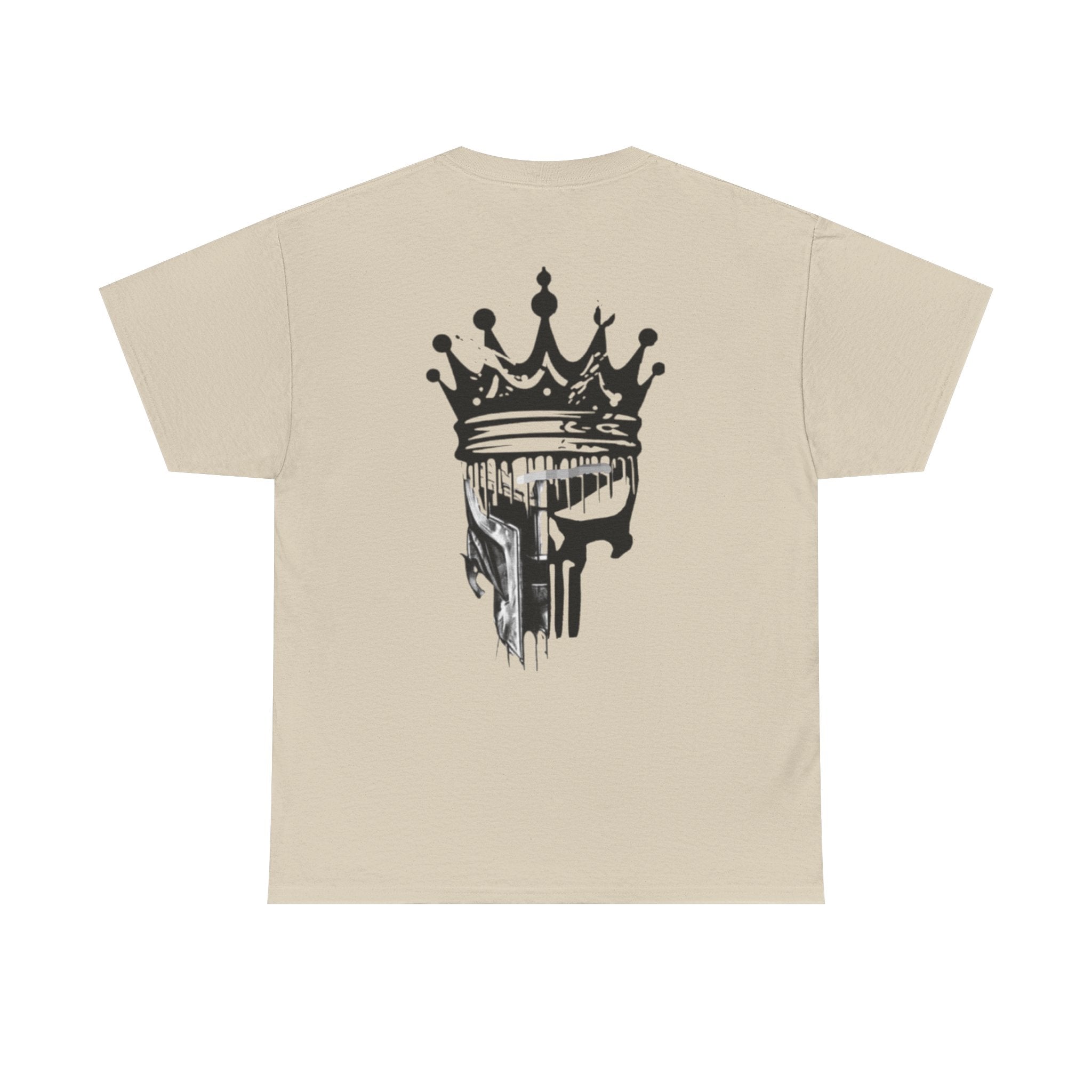 Skull King Tee — Grunge Crown Graphic T‑Shirt