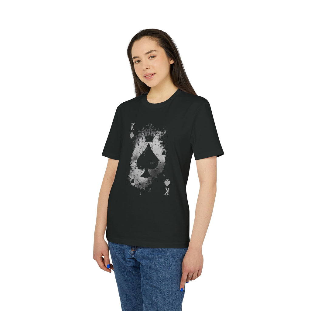Live Loud Graphic T-Shirt — Grunge Ace of Spades Design