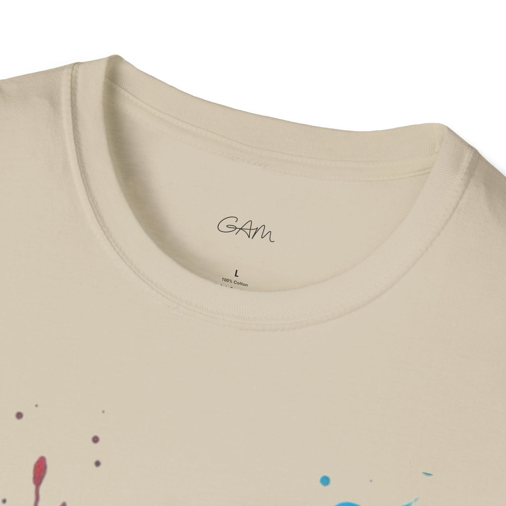 Sports Car Paint-Splash T-Shirt — Racing Art Graphic Tee