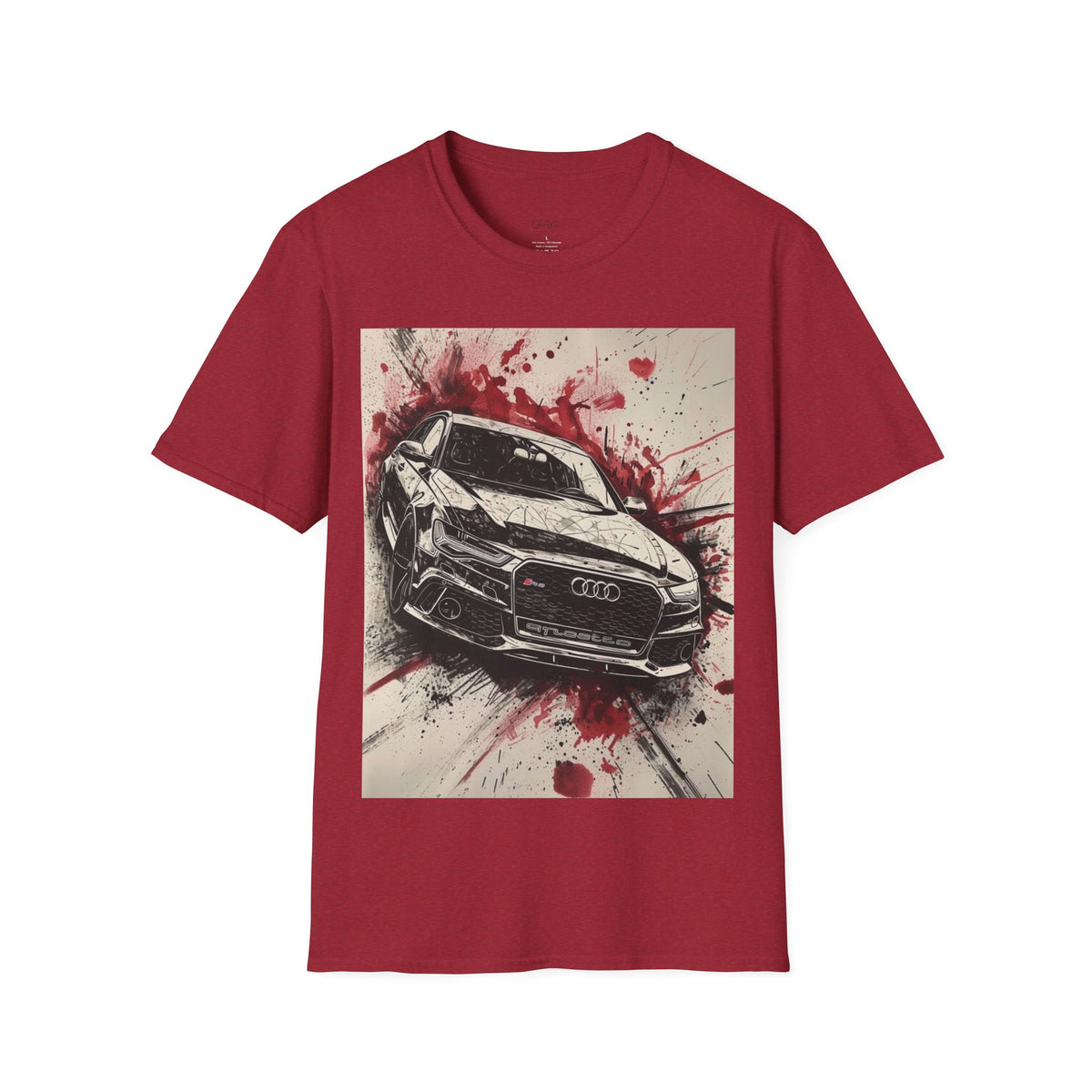 Sports Car Graphic T-Shirt — Red Splash Racing Tee
