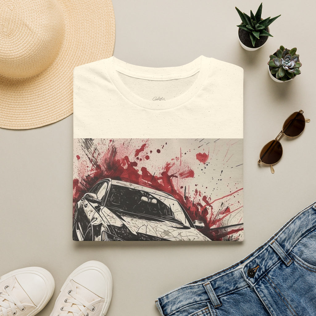 Sports Car Graphic T-Shirt — Red Splash Racing Tee