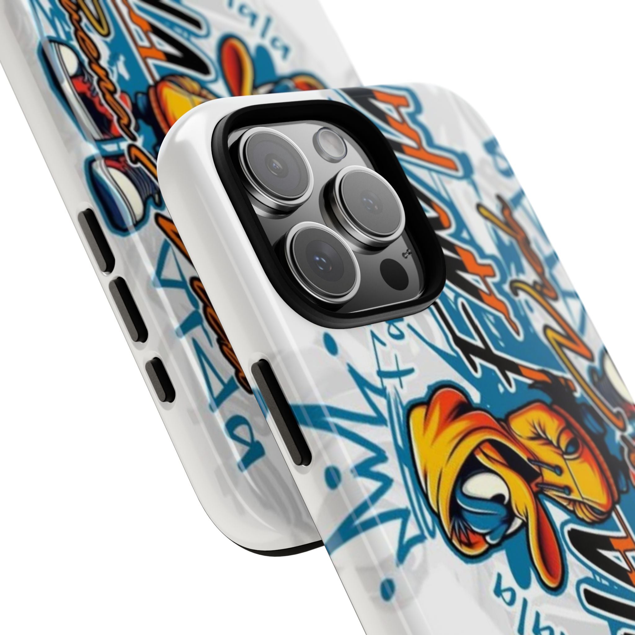 Phone Case — Colorful Urban Graffiti Duck Tough Case